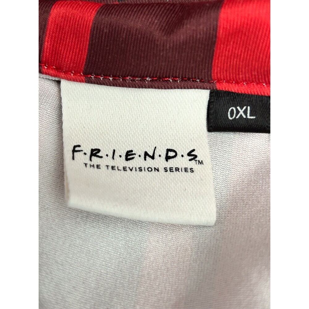 Friends the Television Series Together Is Better Pajama Lounge Set Red Black 0XL - Picture 5 of 16